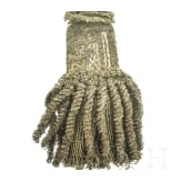 Portepee mit Notiz der Erbeutung, &Ouml;sterreich, datiert 1809