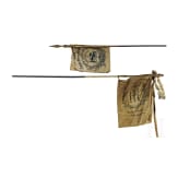 Zwei Fahnen, Bayern, 1856 bzw. 1907