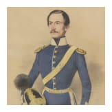 G&uuml;nther Reibisch - Oberleutnant des Gardereiter-Regiments, datiert 1847