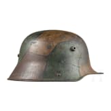Stahlhelm M 16 mit Tarnfarbenanstrich