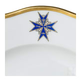 Bedeutendes KPM-Speiseservice f&uuml;r zw&ouml;lf Personen eines Pour le M&eacute;rite-Tr&auml;gers aus dem 1. Weltkrieg