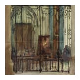 Georg Rudolph - Sammlung 31 Originalaquarelle und -zeichnungen aus dem 1. Weltkrieg sowie Ausweis