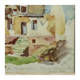 Georg Rudolph - Sammlung 31 Originalaquarelle und -zeichnungen aus dem 1. Weltkrieg sowie Ausweis