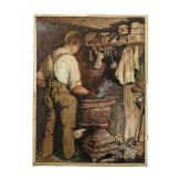 Georg Rudolph - Sammlung 31 Originalaquarelle und -zeichnungen aus dem 1. Weltkrieg sowie Ausweis