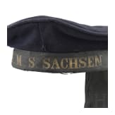 Blaue M&uuml;tze f&uuml;r Matrosen der "S.M.S. Sachsen"