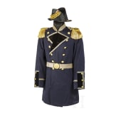 Galauniform-Ensemble f&uuml;r einen Marine-Oberingenieur, um 1910