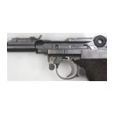 An Artillery Luger by Mauser, 1936, with shoulder stock and holster, Lithuanian contract