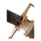 Pallasch f&uuml;r Offiziere der K&uuml;rassiere mit Signatur "Caprara", 1. H&auml;lfte 18. Jhdt.