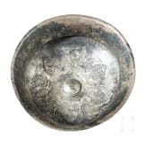 Silberne Phiale mit Lotusdekor, griechisch, 6. - 5. Jhdt. v. Chr.