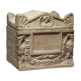 A Flavian marble cinerary urn, last quarter of the 1st century