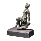 Bronze-Statuette der sitzenden Artemis, 1. Jhdt. n.Chr.