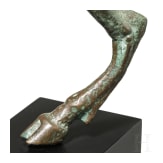 A large bronze leg of Pan, 2nd century A.D.