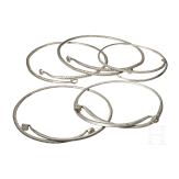 18-teiliger Hortfund aus Silberschmuck, wikingerzeitlich, 10. - 11. Jhdt.