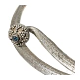 18-teiliger Hortfund aus Silberschmuck, wikingerzeitlich, 10. - 11. Jhdt.