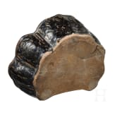 A rare russet-splashed and black-glazed pillow, probably northern Song/Jin Dynasty (960 - 1234)