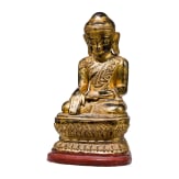A Burmese lacquer Buddha, 18th century