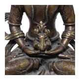 Three Nepalese two-armed Avalokiteshvara statues, 20th century