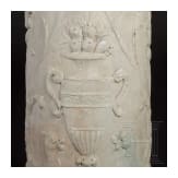 Renaissance-Säule aus Carrara-Marmor, Italien, 16. Jhdt.