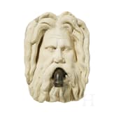 Brunnenmaske aus Sandstein, deutsch, um 1700