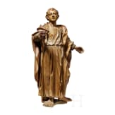 Geschnitzte Figur des Hl. Johannes, süddeutsch, 18. Jhdt.