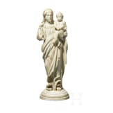 Elfenbein-Maria mit dem Christusknaben (Maria Immaculata), deutsch, um 1700