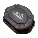 An Italian silver-mounted tortoiseshell box, Naples, 18th century