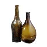 Two mineral water bottles, one Belgian, 18th century, one German, early 19th century