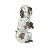 A porcelain Bolognese dog, J. J. Kaendler, circa 1768-70 (design), Meissen, 20th century (finish)