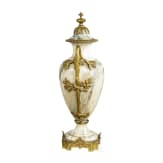 A large ormolu-mounted marble vase, probably French, circa 1890