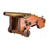 A small US ship's gun, so called "quarter deck cannon", 19th century