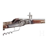 A German bone-inlaid lady's wheellock rifle, circa 1680