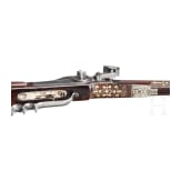 A German bone-inlaid lady's wheellock rifle, circa 1680