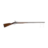A double-barreled flintlock shotgun, Liege, circa 1800