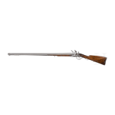 A double-barreled flintlock shotgun, Liege, circa 1800