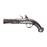 An Italian travelling flintlock pistol, circa 1780