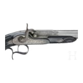 A deluxe cased pair of French percussion pistols, circa 1850