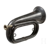 A silver signal trumpet with dedication, circa 1900