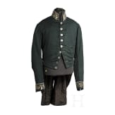 A tailcoat of an official of the Kingdom of Lombardo-Venetia, circa 1820-30