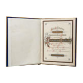 Hermann Hallwich (1838 - 1913) - a luxurious honorary citizenship document, 1886