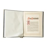 Prince Konrad zu Hohenlohe-Schillingsf&uuml;rst (1863 - 1918) - a splendid honorary citizenship document of the city of Suczawa, 1904