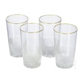 King Manuel II of Portugal - four small water glasses