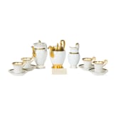 A Nymphenburg coffee and tea set, circa 1820