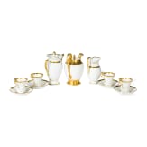 A Nymphenburg coffee and tea set, circa 1820