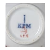 King Friedrich Wilhelm IV - two three-piece KPM table ware sets for the royal table, 1840 - 1861