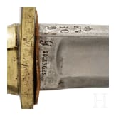 A side arm for Prussian border guards, dated 1860