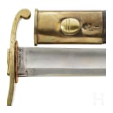 A side arm for Prussian border guards, dated 1860