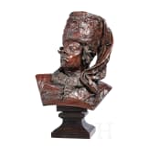 A large bronze bust of General Hans Joachim von Zieten