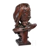 A large bronze bust of General Hans Joachim von Zieten