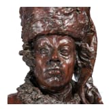 A large bronze bust of General Hans Joachim von Zieten