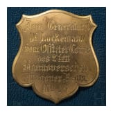 Surgeon General Dr. Lockemann - a farewell album from the officers of the 2nd Hanoverian Dragoon Regiment No. 16, presumably 1881